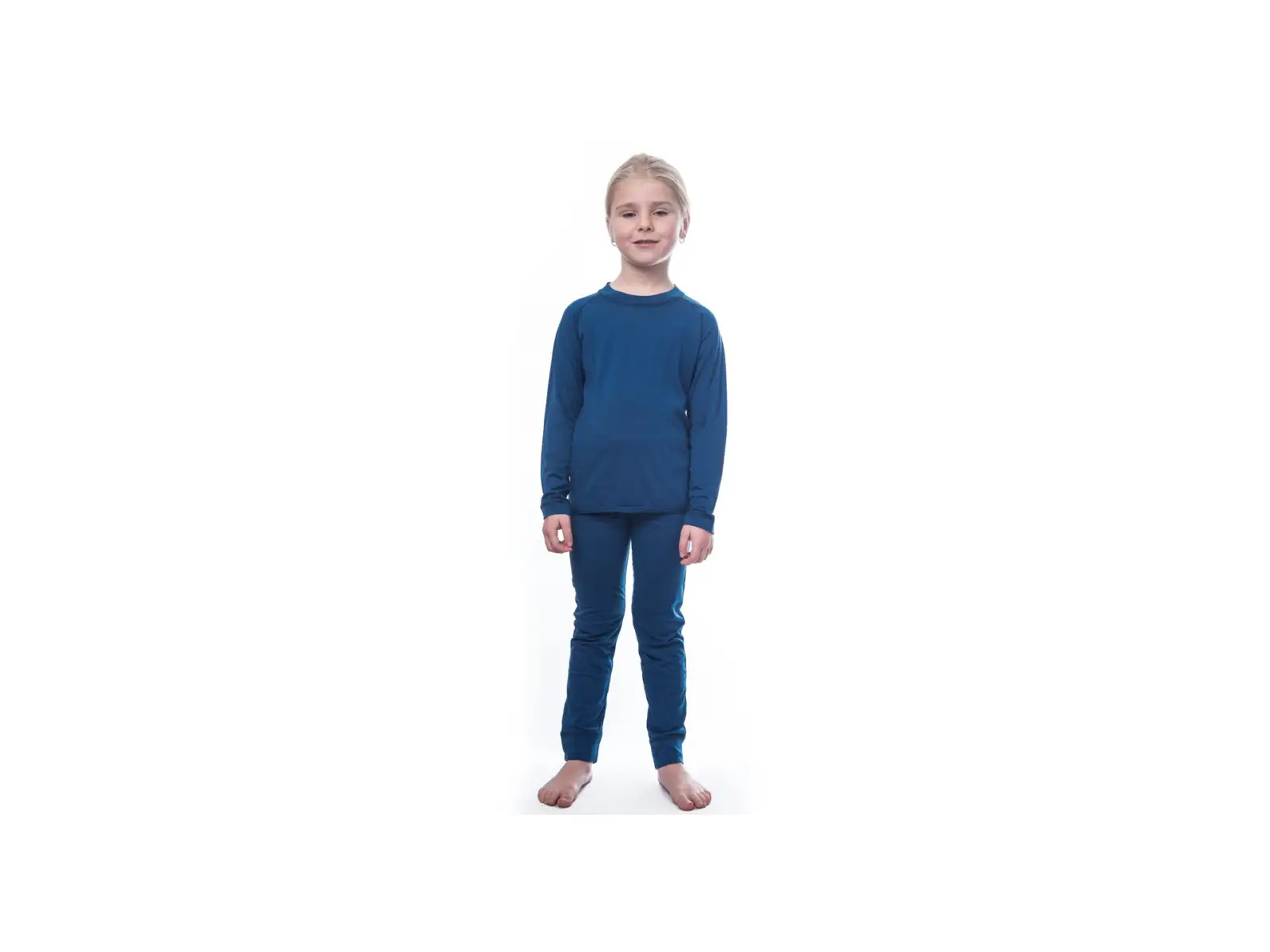 Sensor Merino Air Kinder Set Langarmshirt + Unterhose Dark Blue