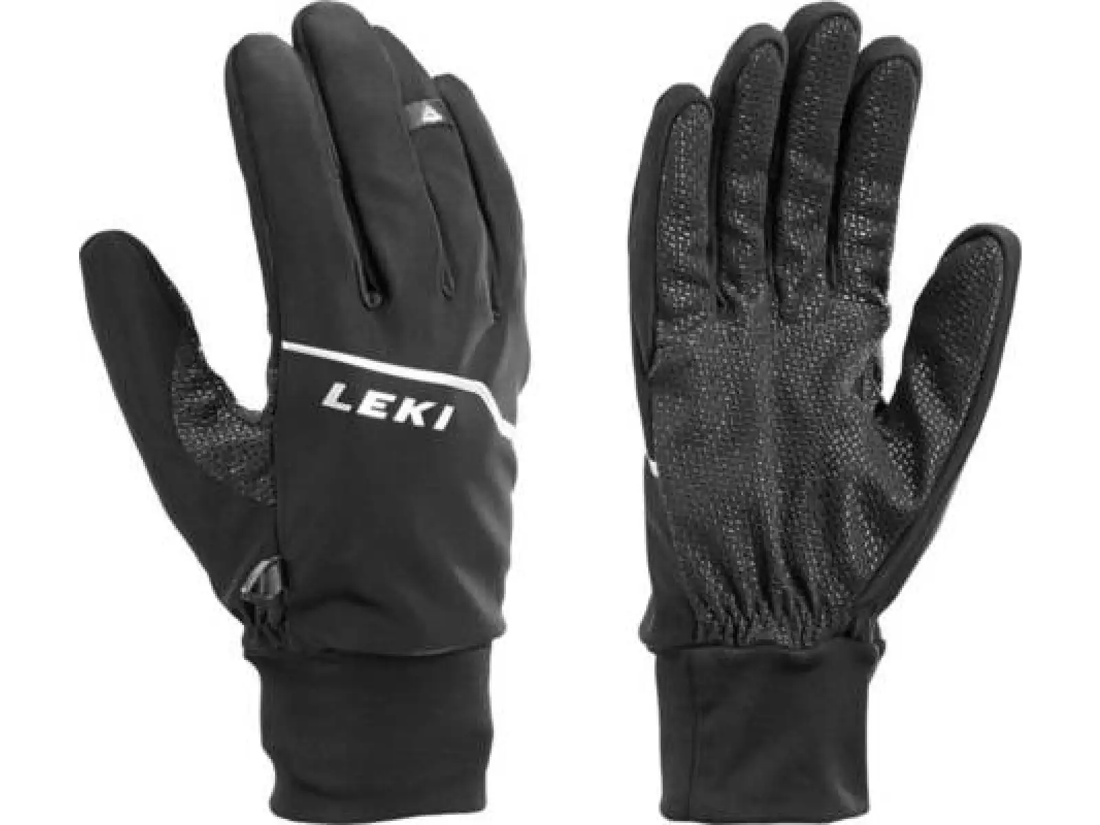 Leki Tour Lite Skitourenhandschuhe Black-Chrome-White