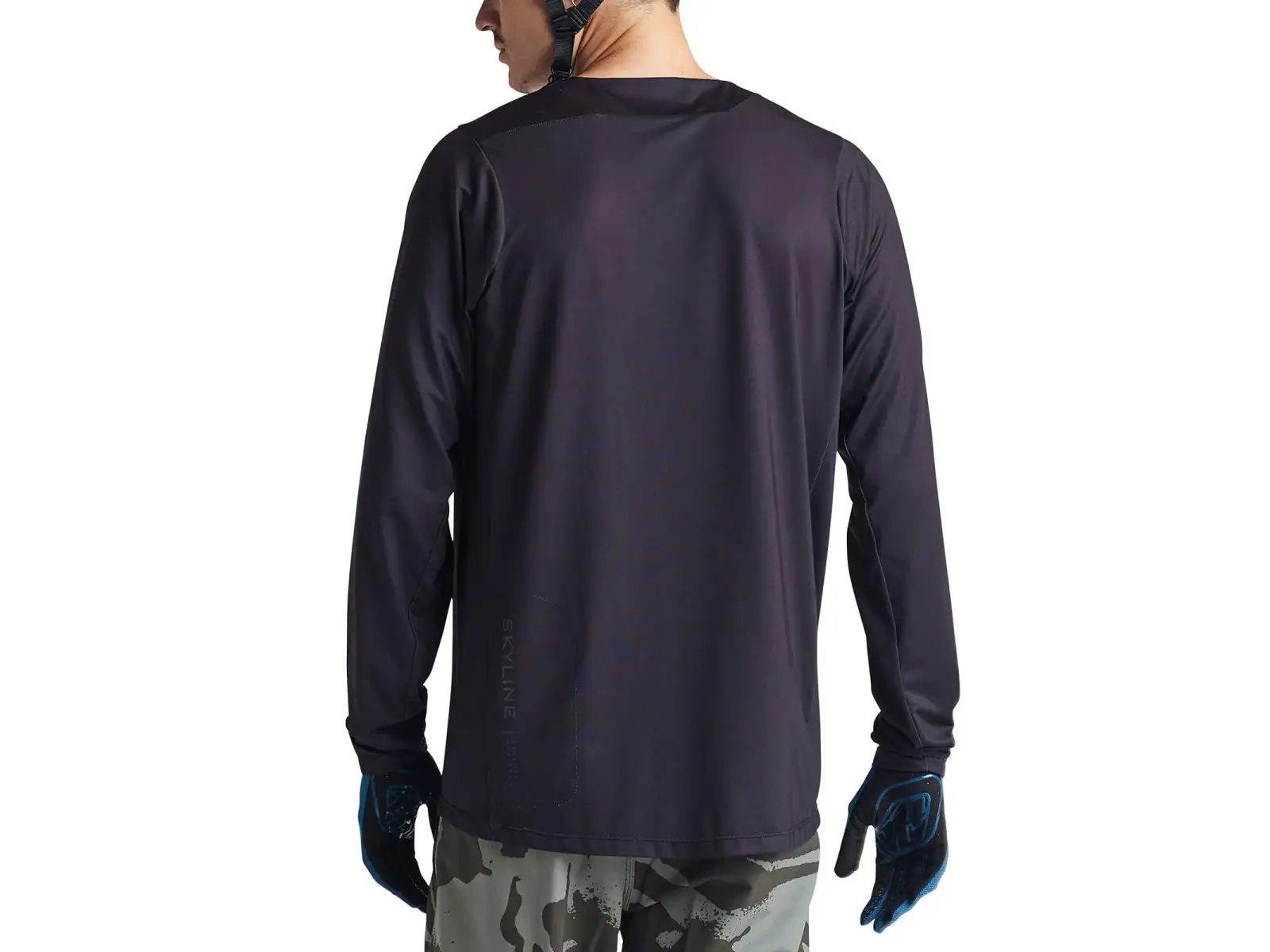 Troy Lee Designs Skyline Herrentrikot Langarm Mono Black