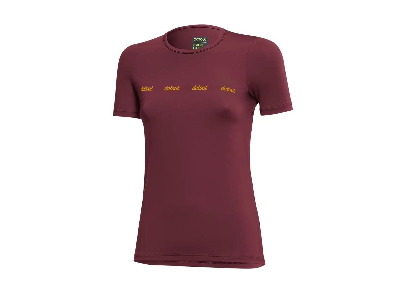Dotout Metro Damen Kurzarmtrikot bordeaux