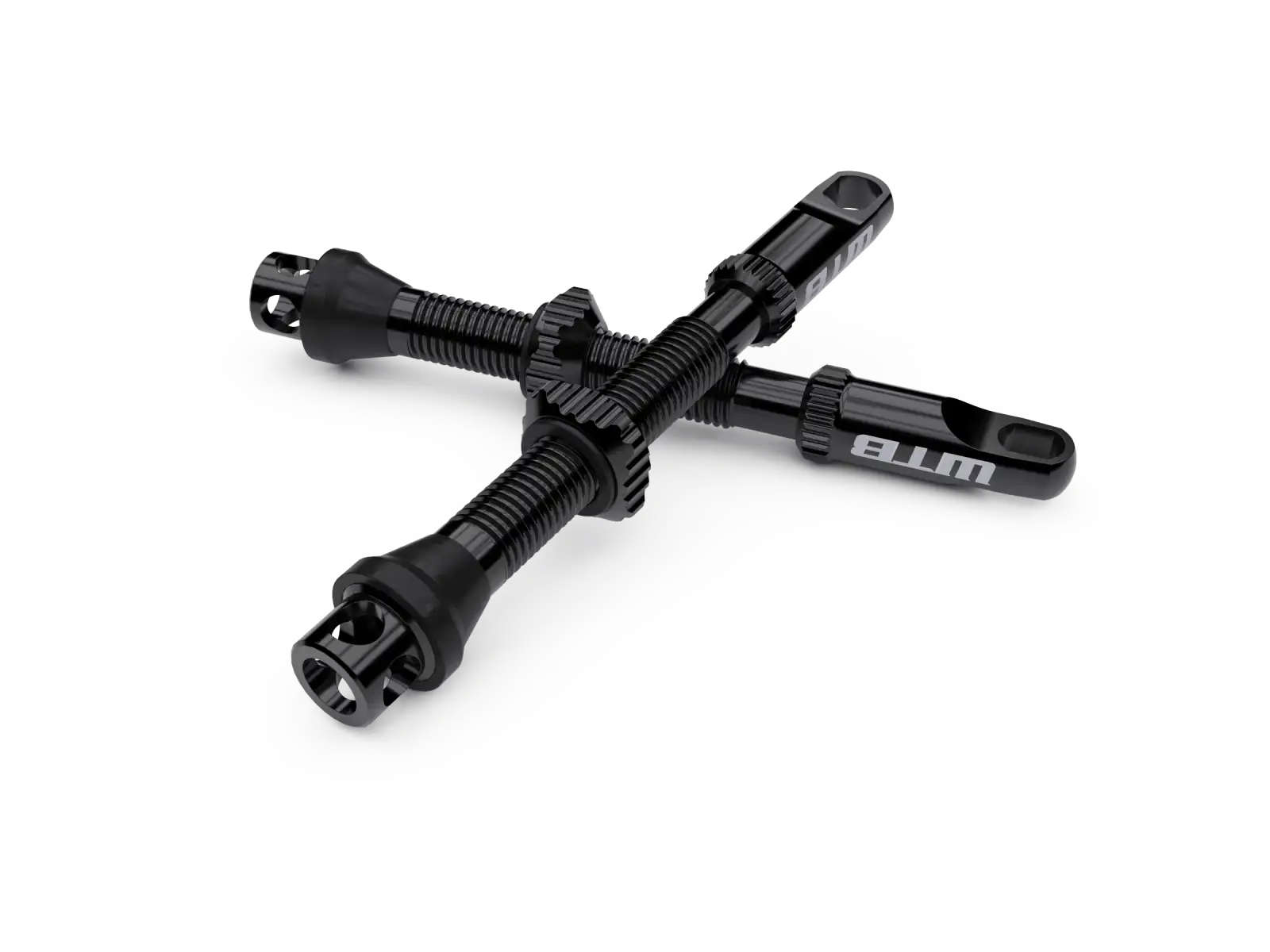 WTB TCS AL Max-Flow Presta Ventile für schlauchlos 55 mm schwarz 2 Stk.