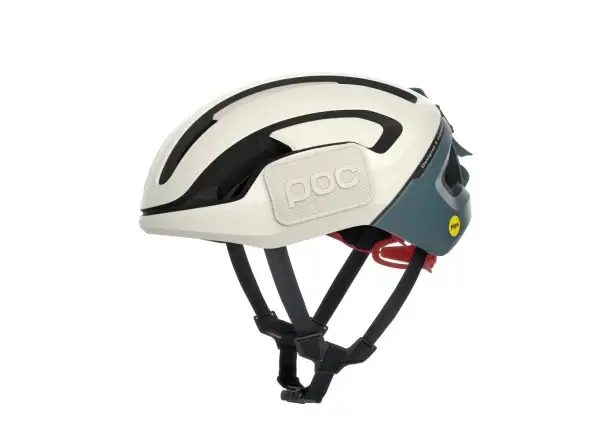 POC Omne Ultra MIPS Helm Selentine Off-White/Calcite Blue Matt