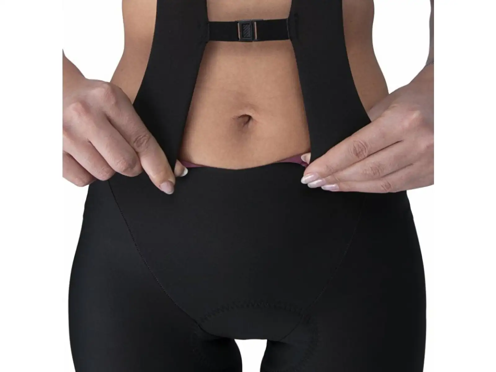 Rock Machine Catherine Pro Damen Fahrradhose mit Polsterung und Latz Schwarz