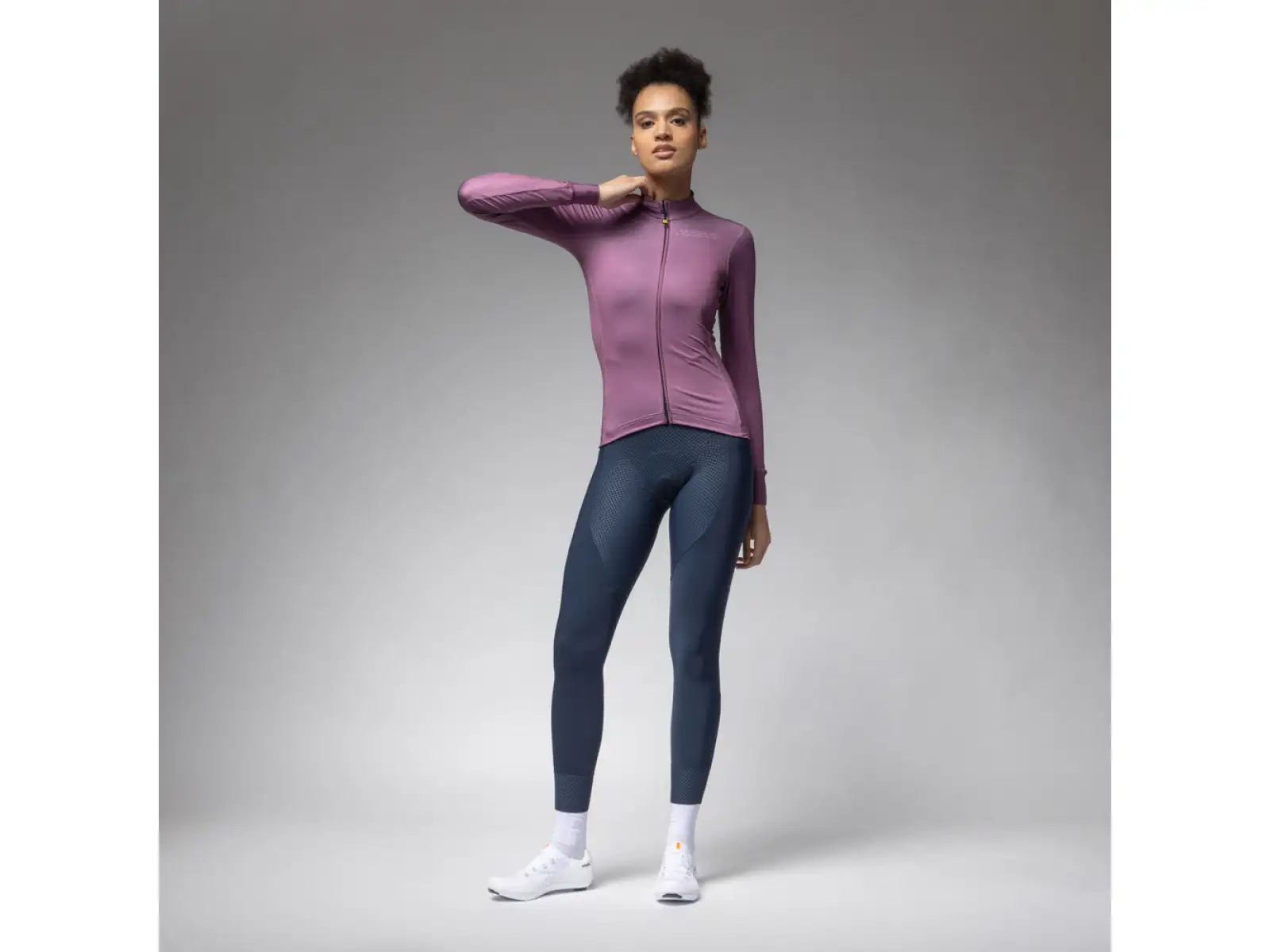 Alé PR-E Follow Me Damen Thermo-Trikot langarm Mauve