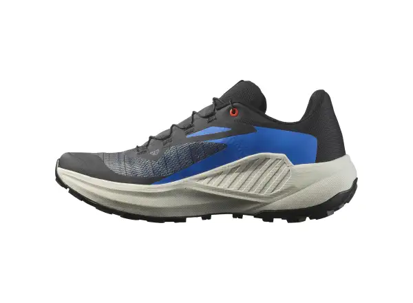Salomon Genesis Herren Laufschuhe Black/French Blue/Cherry Tomato