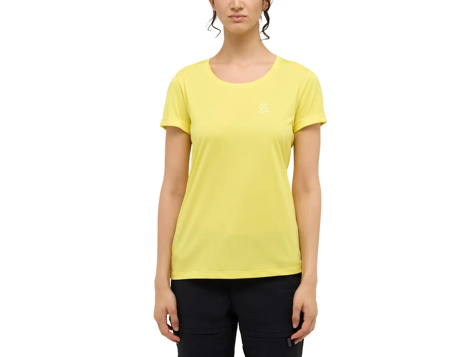 Haglöfs Ridge Hike Damen T-Shirt kurze Ärmel gelb