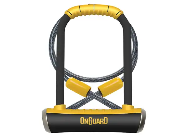 ONGUARD Pitbull Hufeisenschloss 115×230×14 mm + Kabel 1200×10 mm