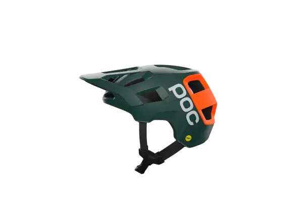POC Kortal Race MIPS MTB Helm Pargasite Green Matt/Fluorescent Orange Matt