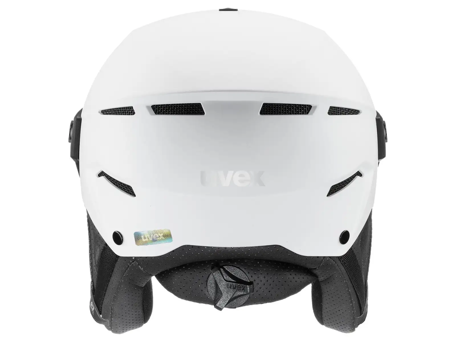 Uvex Instinct Visor Skihelm white/black matt