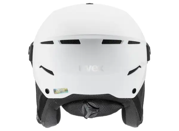 Uvex Instinct Visor Skihelm white/black matt