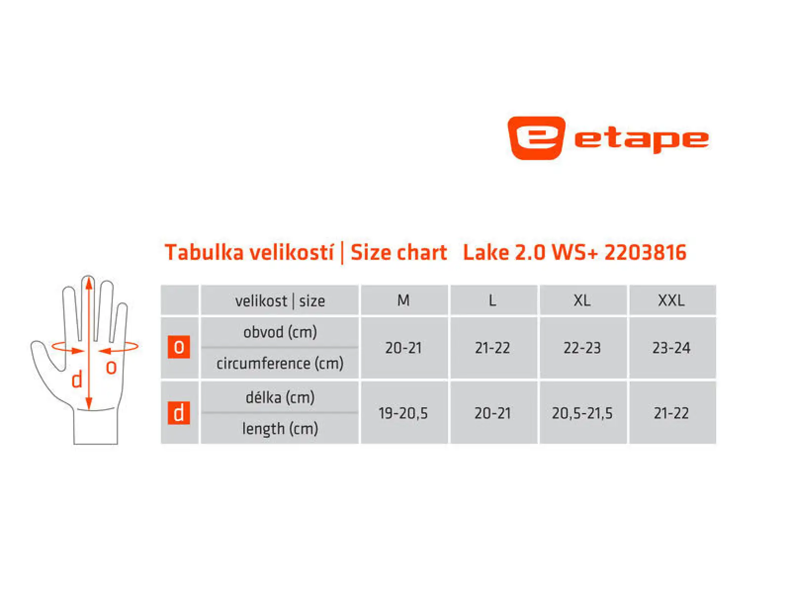 Etape LAKE 2.0 WS+ gefütterte Handschuhe schwarz/gelb fluo