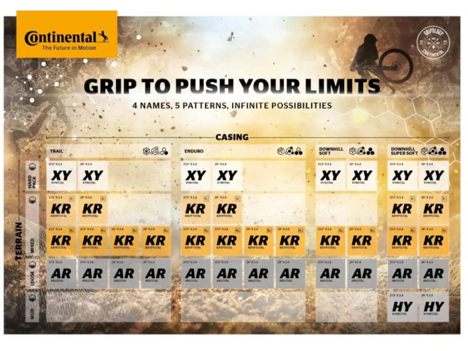 Continental Argotal Trail Endurance 29x2,40" TLR E-25 MTB Reifen Kevlar Schwarz 2022