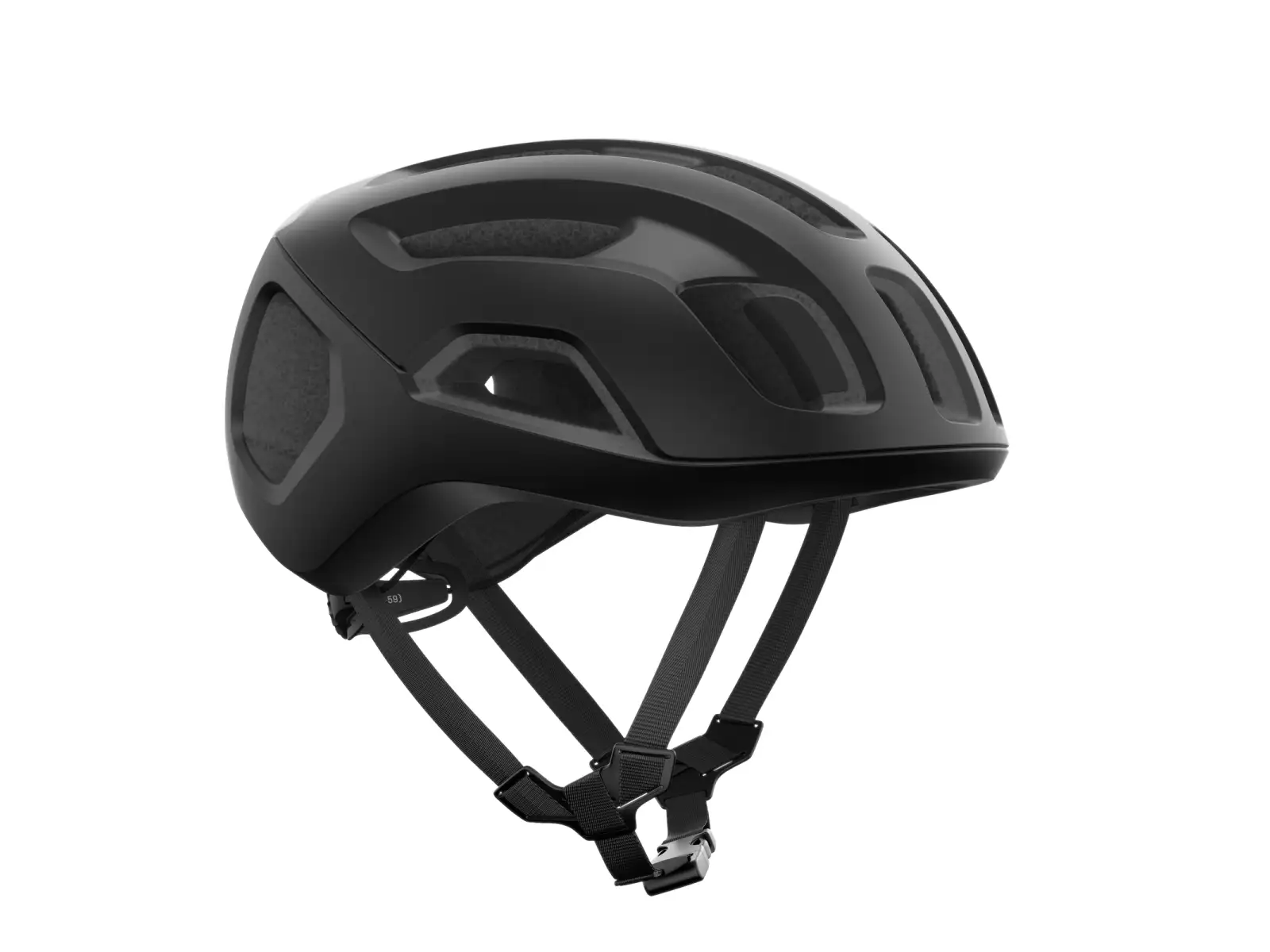 POC Ventral Air WF MIPS Straßenhelm - Uranium Black Matt/Hydrogen White Matt