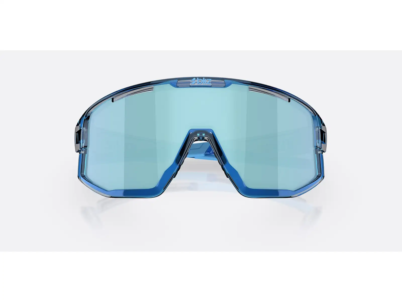 Bliz Fusion Small Sonnenbrille Transparent Blue/Smoke Ice Blue Multi