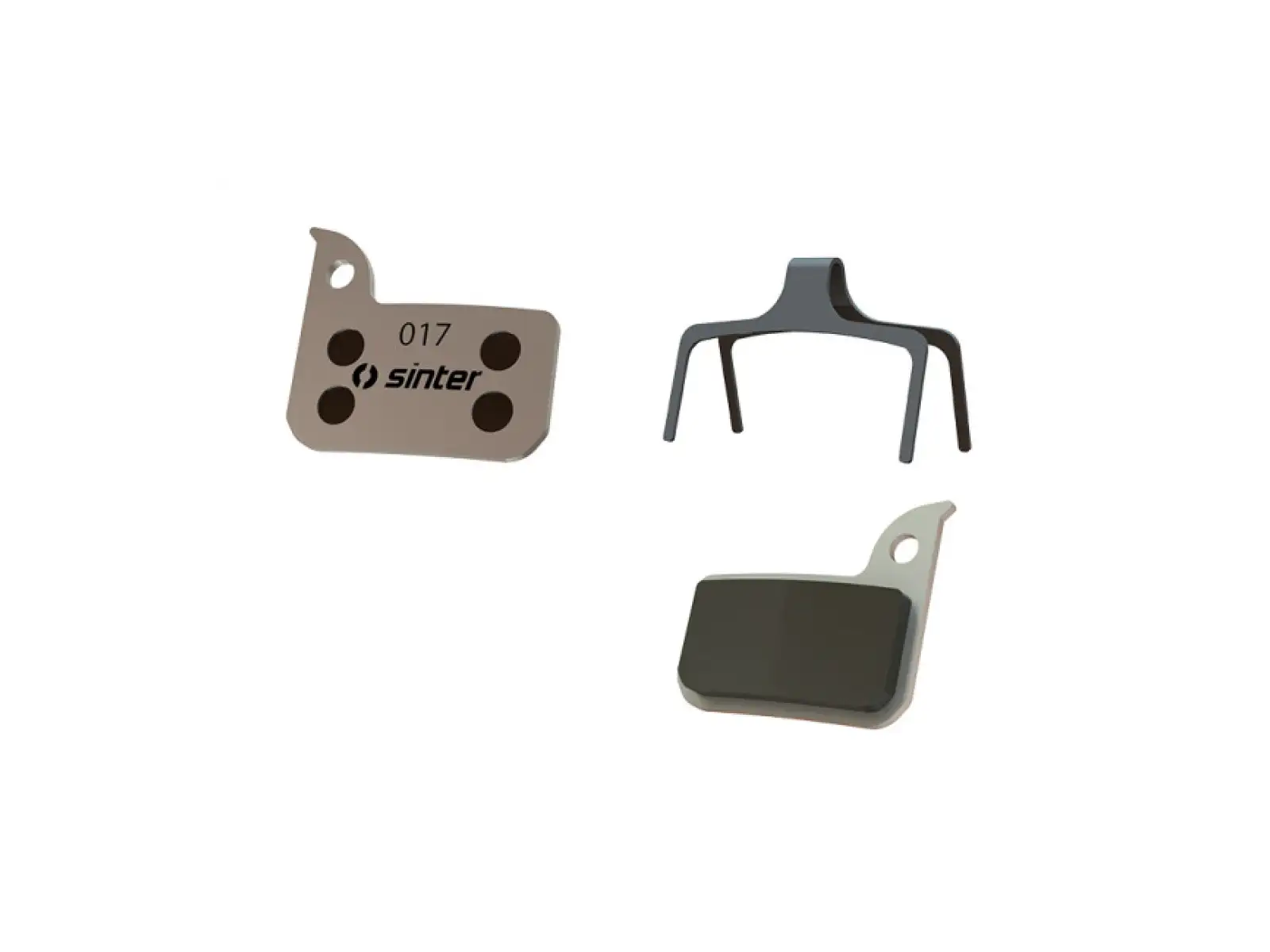 Sinter Sram Level, Road Bremsscheiben Polymer Rot.