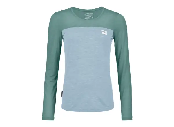 Ortovox 150 Cool Logo Damen Langarmshirt Arctic Grey