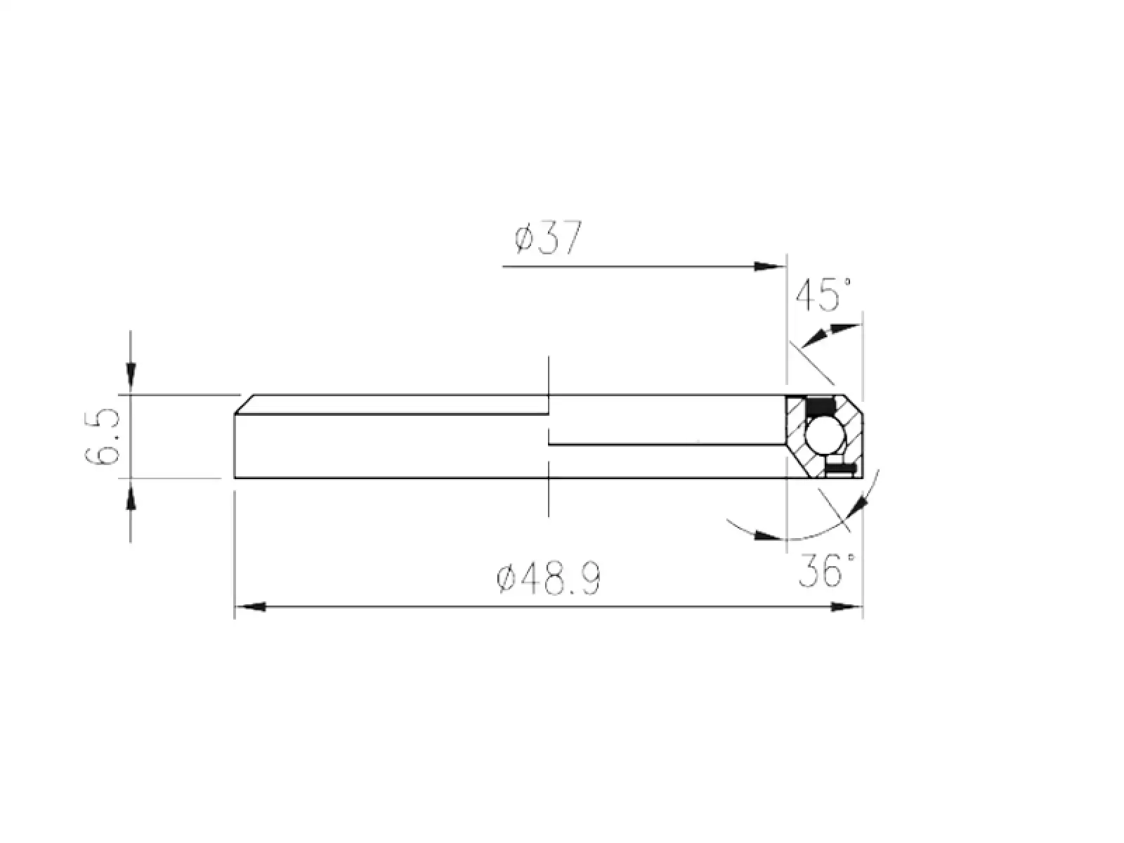 FSA IS-2-138 (MR031) 1 3/8" Steuersatz-Lager.