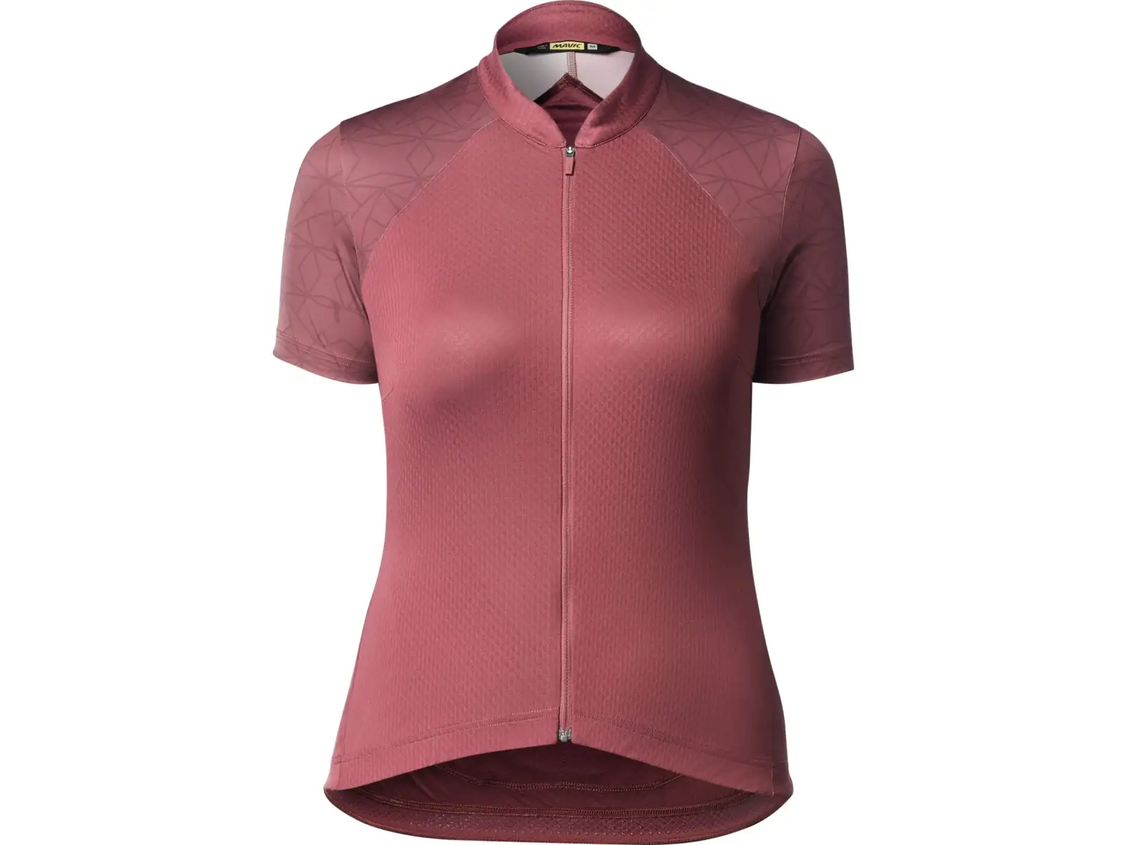 Mavic Sequence Damen-Trikot mit kurzen Ärmeln Earth Red