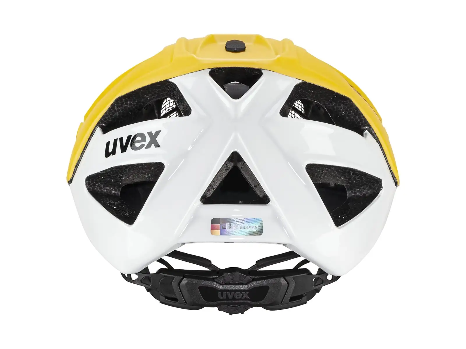 Uvex Quatro CC Helm Sunbee/White Matt