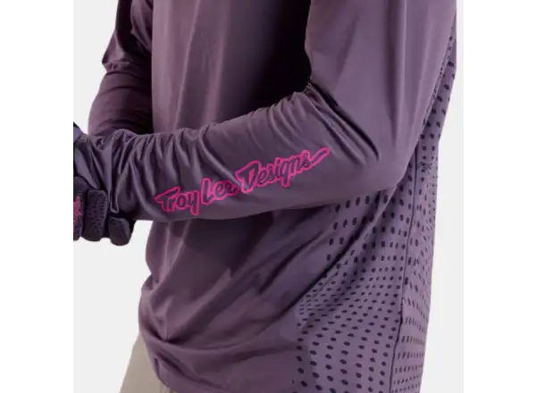 Troy Lee Designs Skyline Radioscape Herren Trikot Langarm Deep Purple