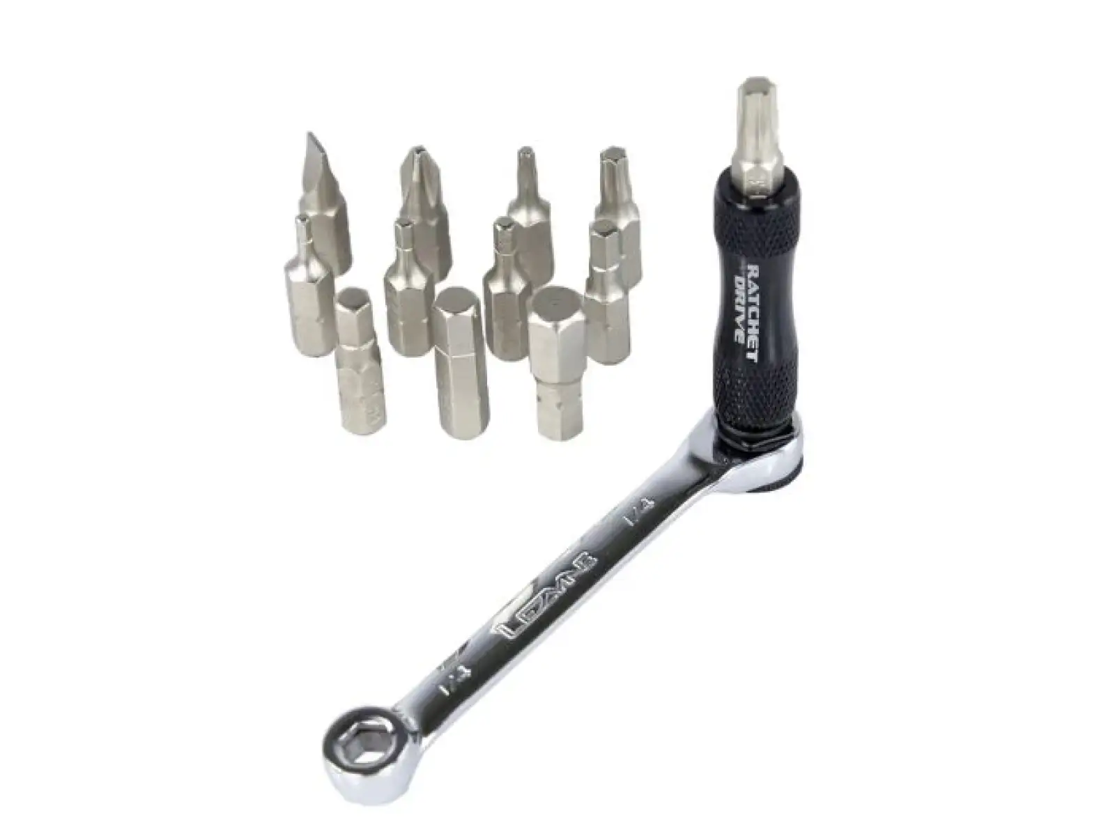 Lezyne Ratschen-Set Werkzeug Schwarz/Nickel