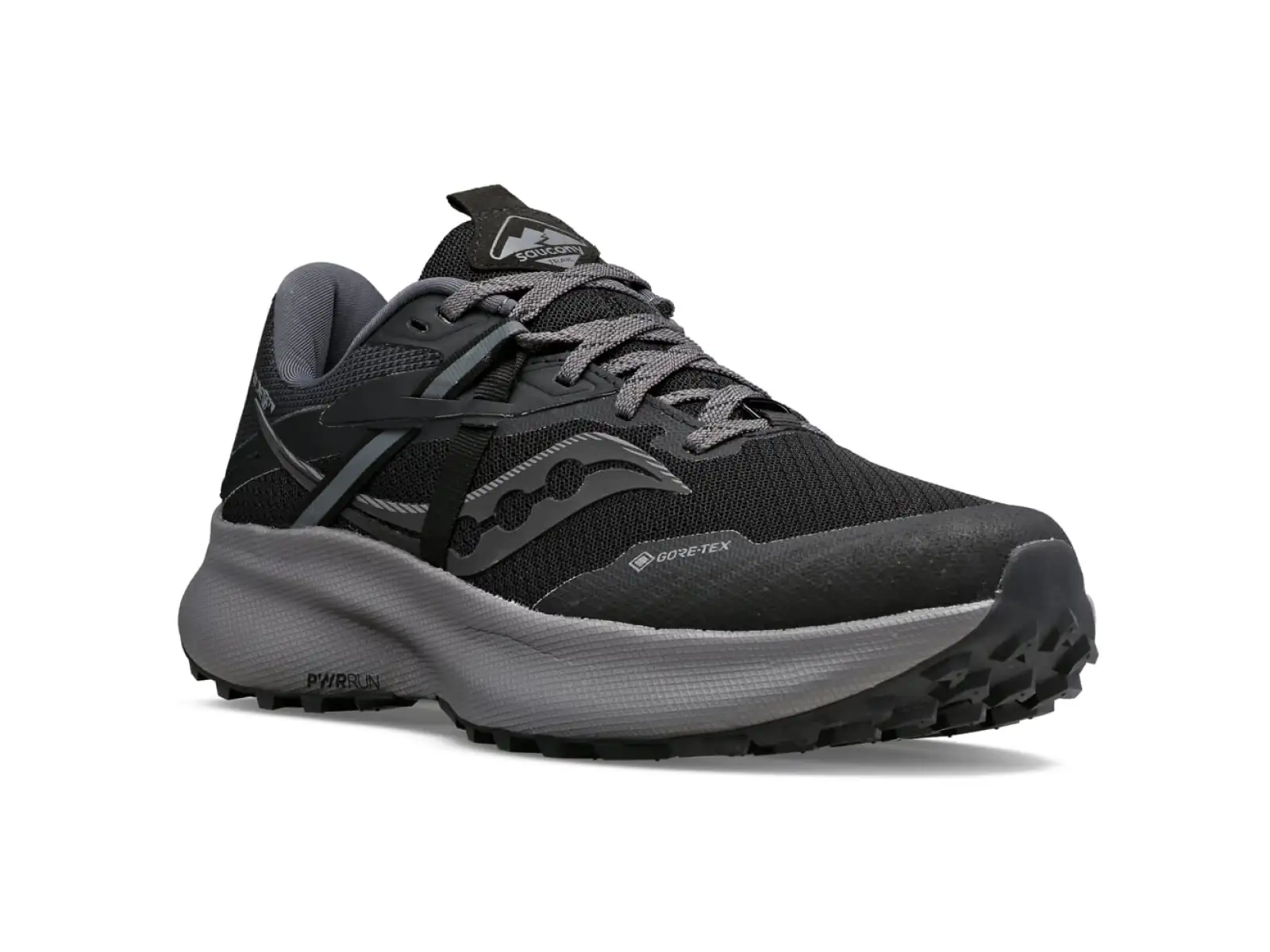 Saucony Ride 15 TR GTX Damen Laufschuhe Schwarz/Anthrazit