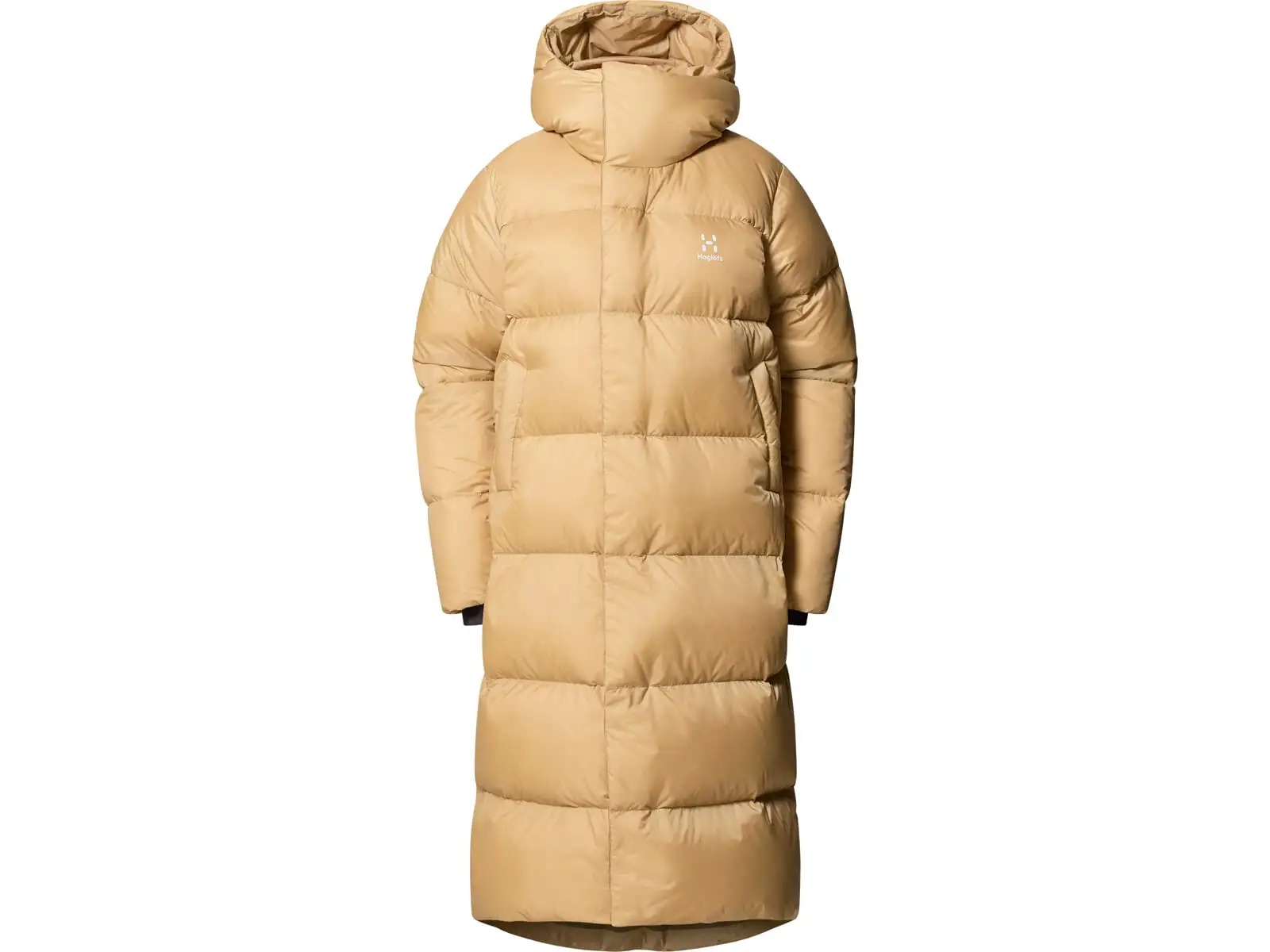Haglöfs Long Down Damen-Daunenmantel beige