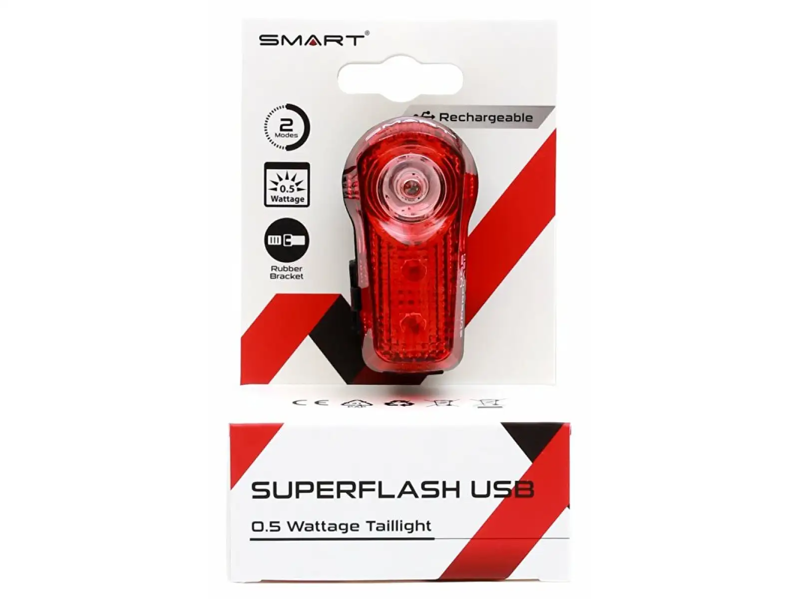 Smart 317 R 0,5W LED USB Rücklicht