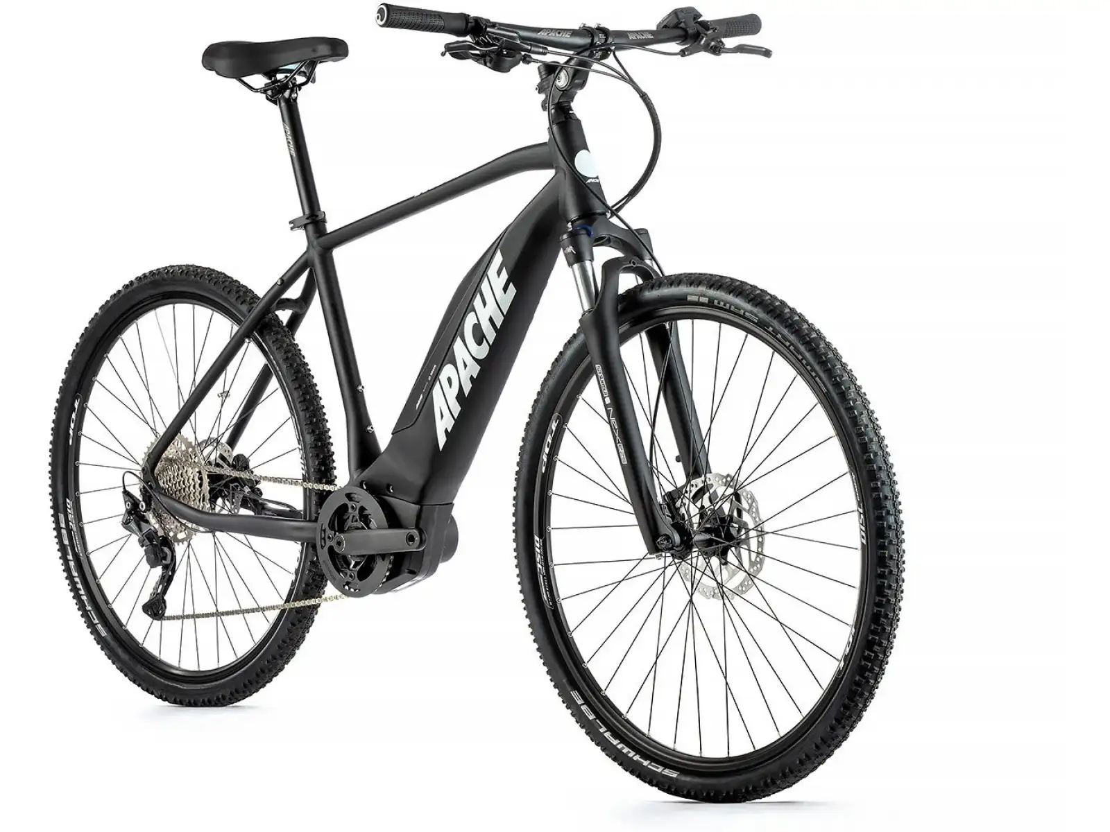Apache Matto E-Crossbike (Bosch Performance 500 Wh) Schwarz