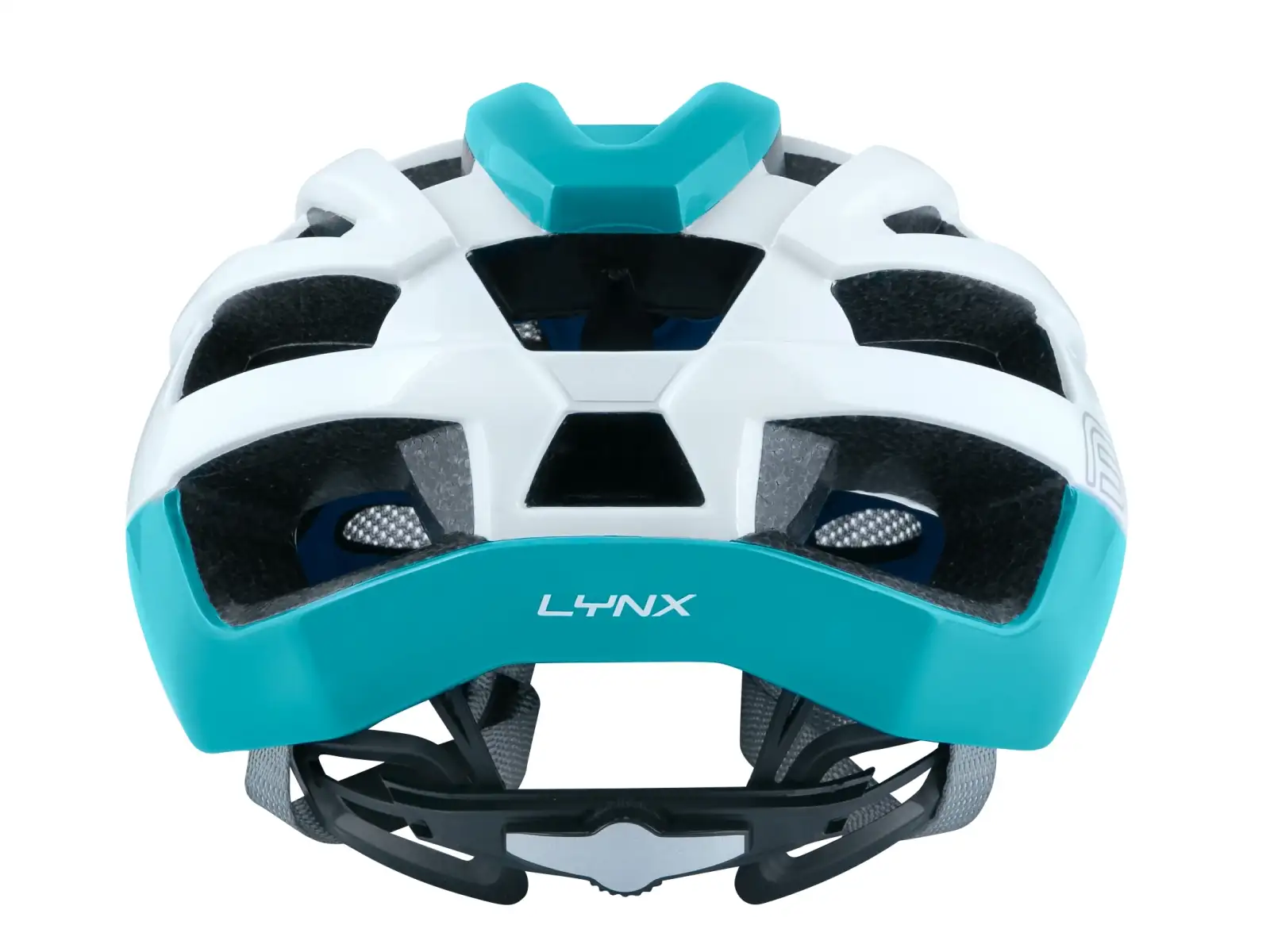 Force Lynx Helm Weiß/Türkis