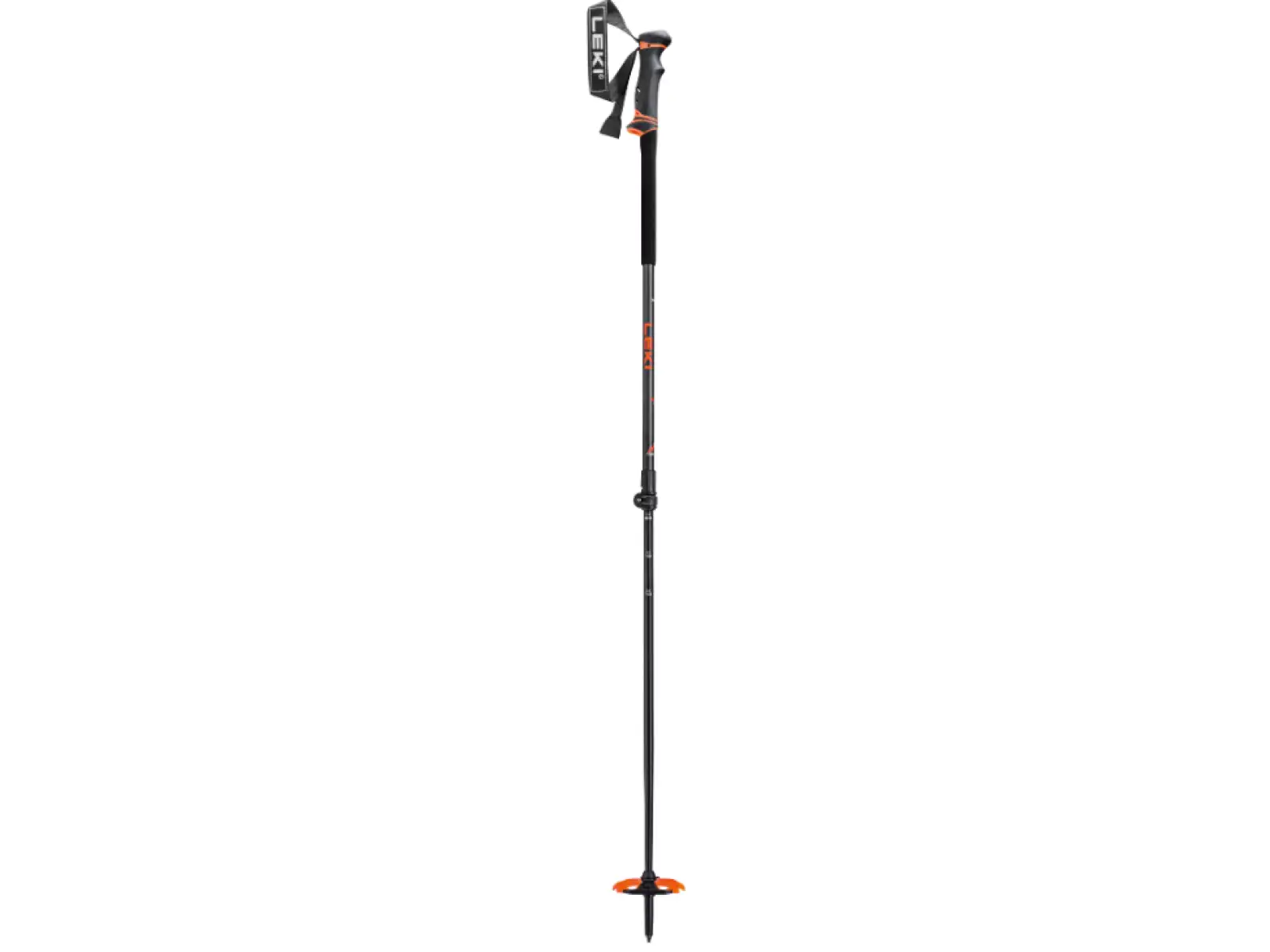 Leki Helicon Lite Tourenstöcke Dunkelanthrazit/Neonorange/Schwarz Größe 110 - 145 cm