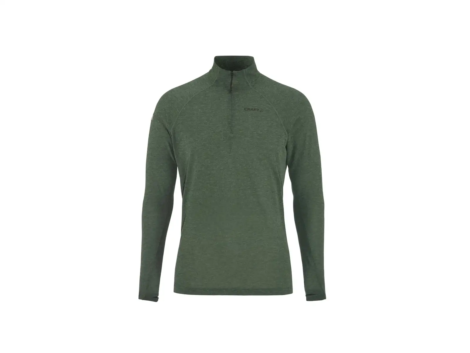 Craft ADV SubZ Wool Herren Laufshirt Langarm grün