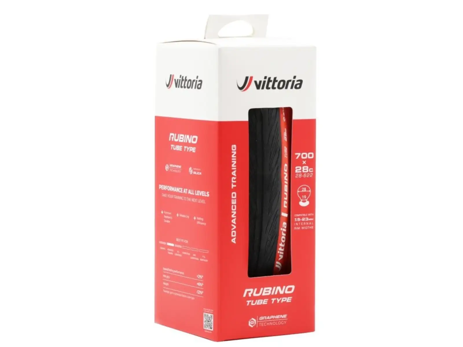 Vittoria Rubino V G2.0 28-622 Rennradreifen Kevlar red