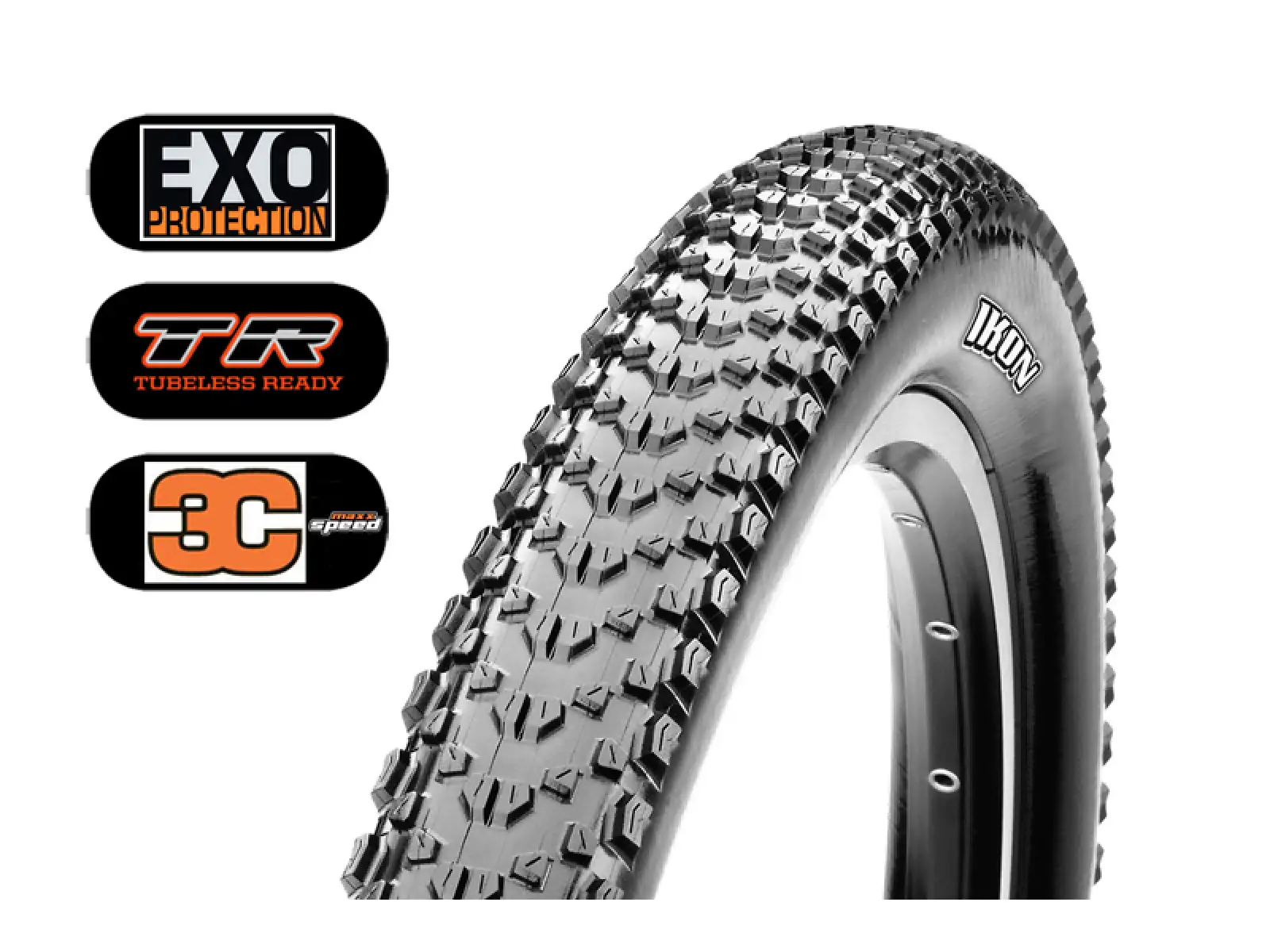 Maxxis Ikon 27,5x2,20" 3C Maxx Speed EXO TR 120 TPI MTB Reifen aus Kevlar