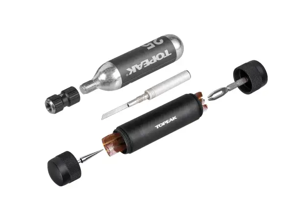 Topeak TubiPod Max Reparaturset für Tubeless-Reifen Schwarz