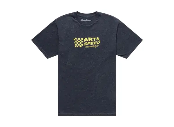 Troy Lee Designs Finish Line Herren T-Shirt Kurzarm Black heather