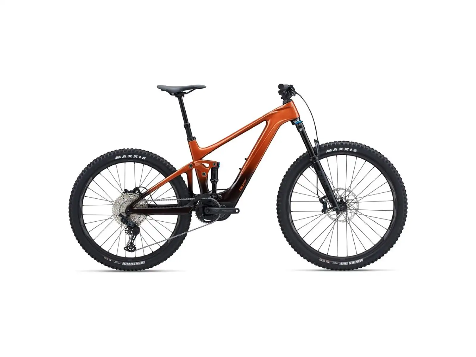Giant Trance X Advanced E+ EL 2 Elektro-Mountainbike Amber Glow / Cordovan