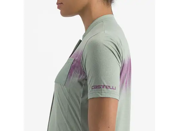 Castelli Unlimited Sentiero 2 Damen Kurzarmtrikot defender green