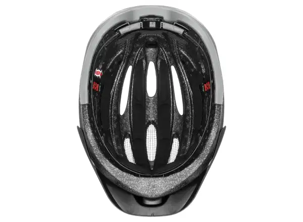 Uvex True MTB Helm Black/Grey Mat 2021
