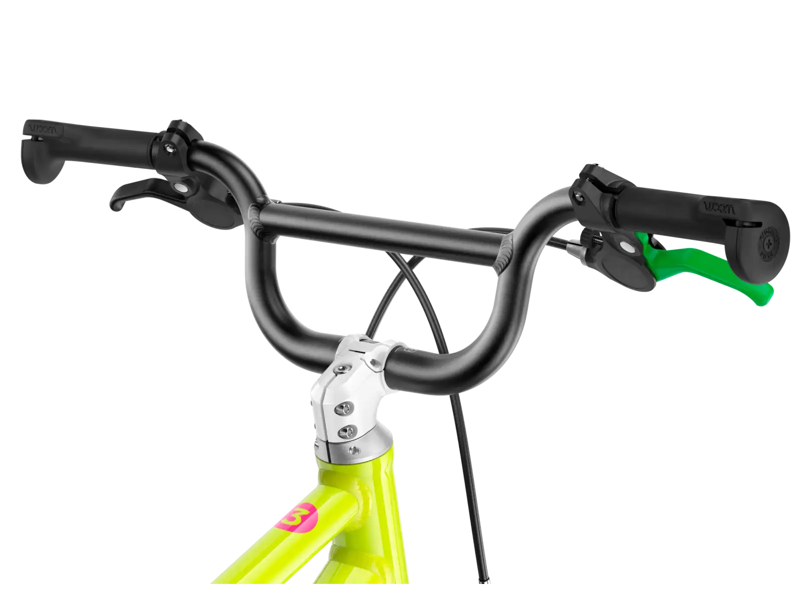 Woom GO 3 Kinderfahrrad neon lime