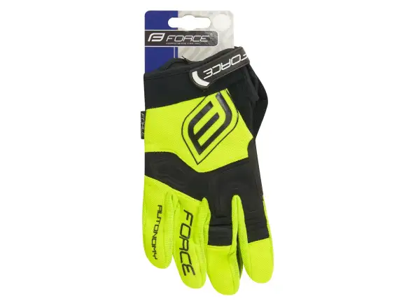 Die Force MTB Autonomy Sommerhandschuhe in Fluofarbe.