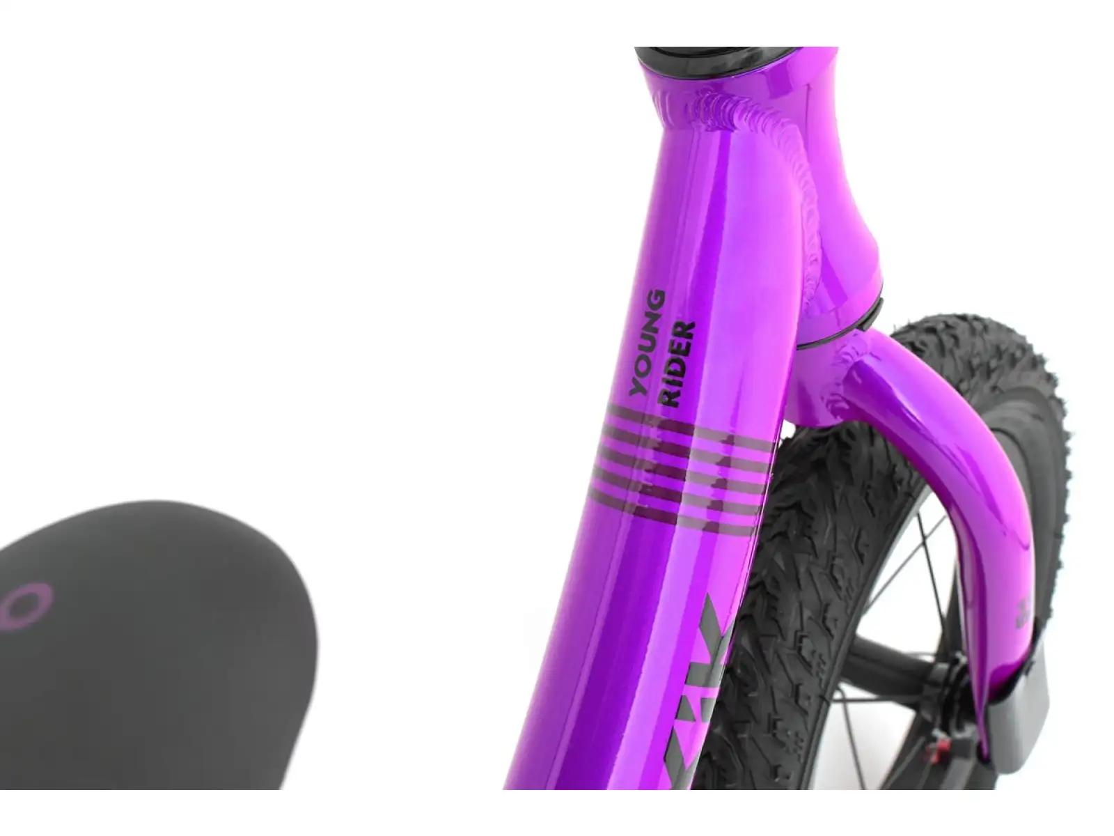 MAXÍK Evo Lite Kinderlaufrad magenta/lila + Gurt YAK