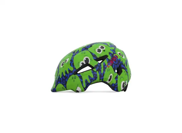 Giro Scamp II Kinderhelm Matte Midnight/Green Inked