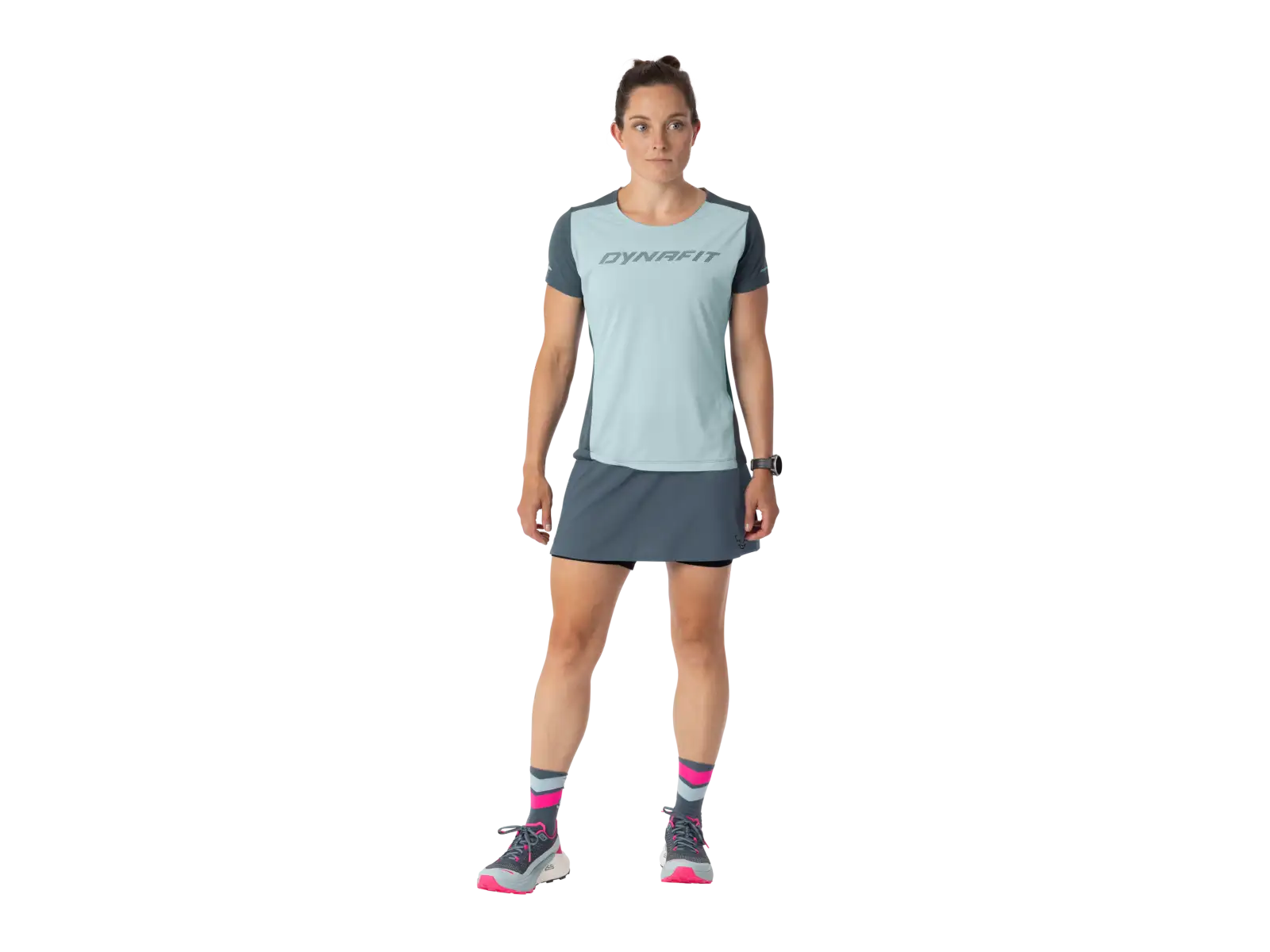 Dynafit Alpine 2 Damen Laufshirt Kurzarm Cloud Blue