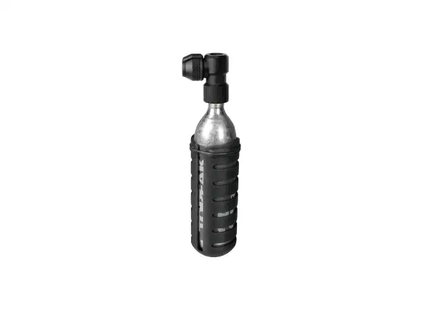 Topeak Nano AirBooster L Pumpe schwarz + 25 g CO2 Kartusche