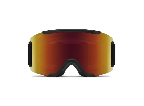 Smith Squad Skibrille Black / ChromaPop Sun Red Mirror (2 Gläser)
