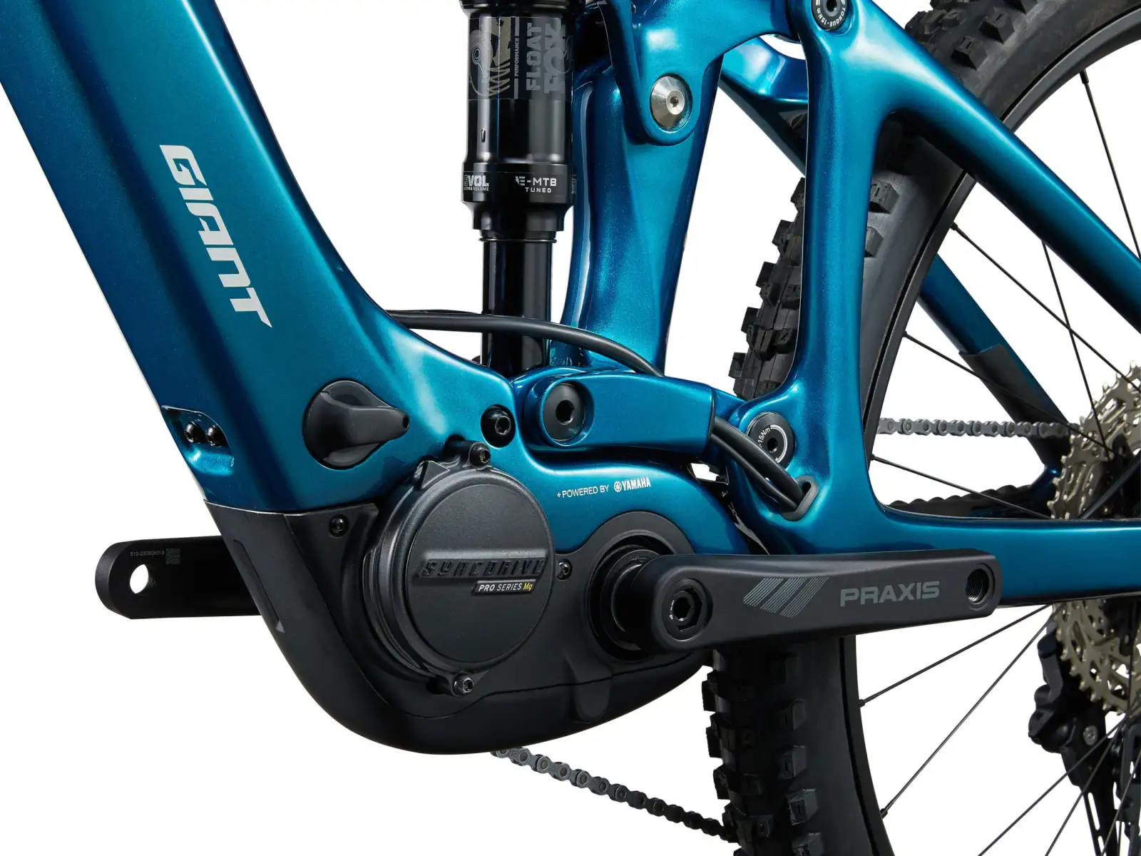 Giant Trance X Advanced E+ EL 2 vollgefedertes E-Bike Sea Sparkle