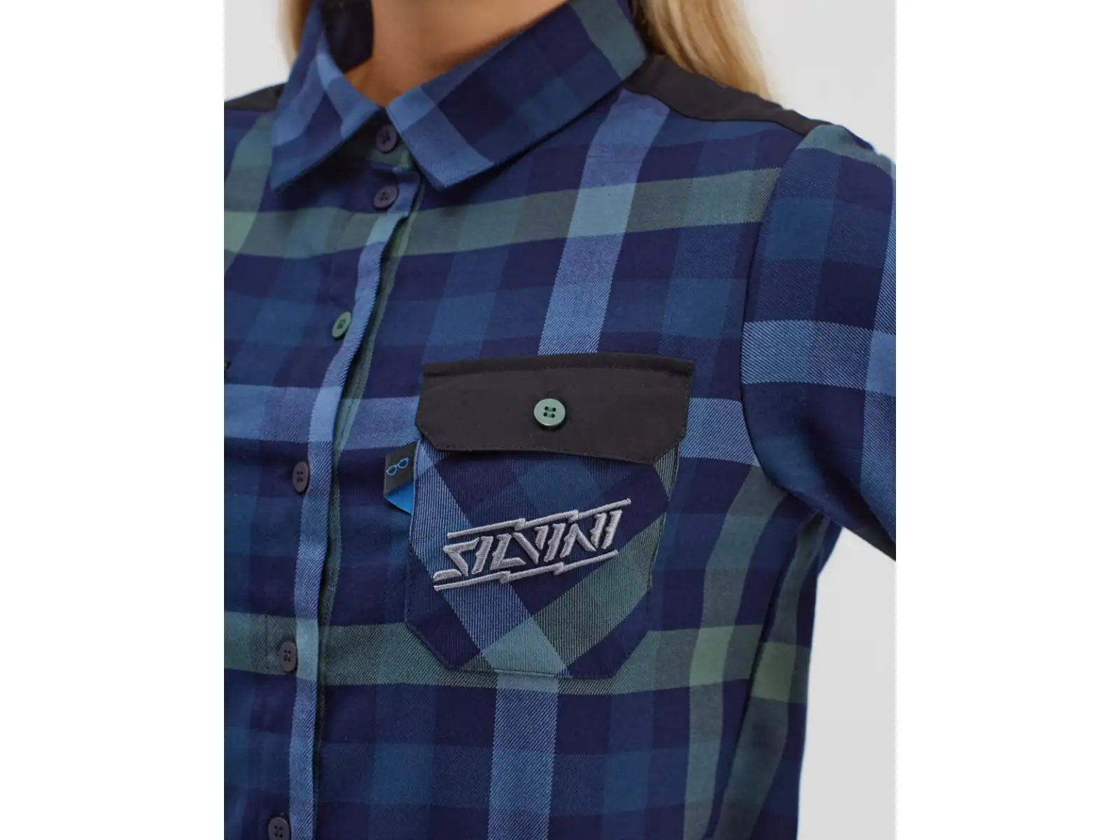 Silvini Briona Damenhemd navy/garden