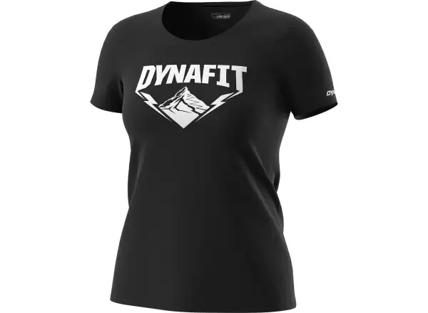 Dynafit Graphic Cotton Damen T-Shirt kurzarm Black Out/Hardcore