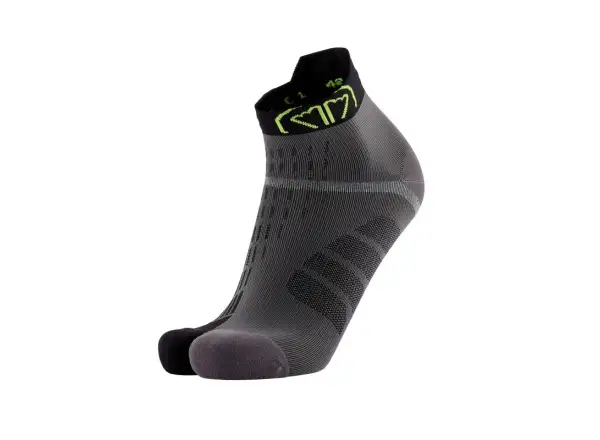 Sidas T-Free Run Laufsocken Grau/Schwarz